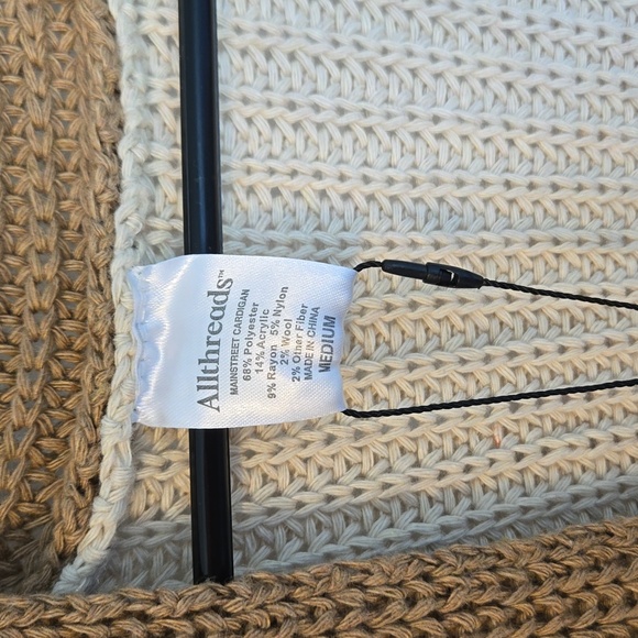 Allthreads long knitted short sleeve cardigan NWT - Picture 4 of 4